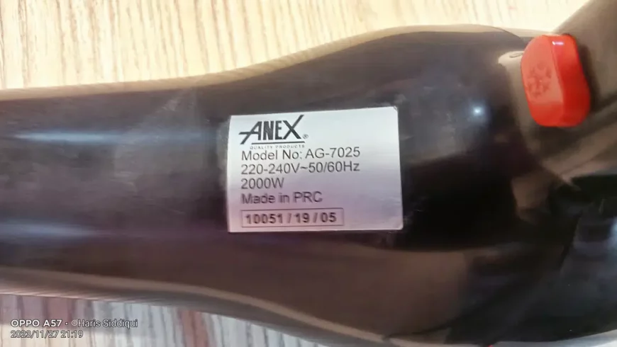 Anex Hair Dryer AG7025