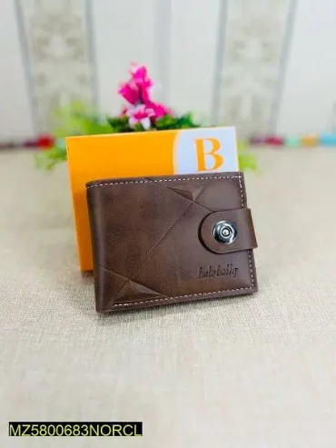 Men’s Leather Textured Bifold Wallet