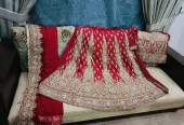 Red bridal lahnaga for sale.