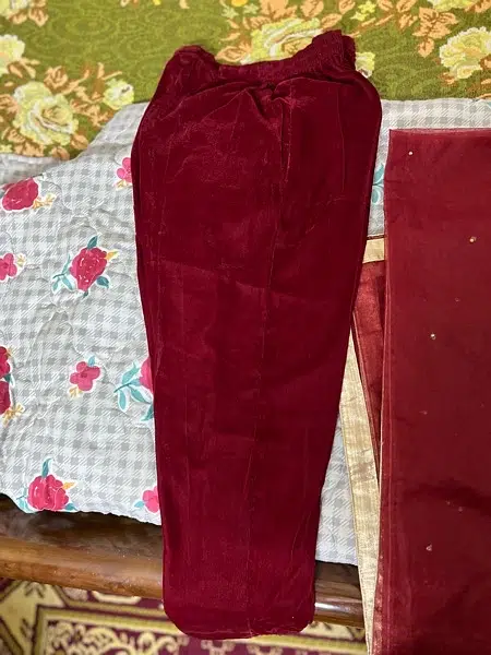 velvet fancy suit jewellery work