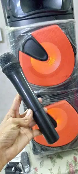 ITEL DJ VOLT 2 SPEAKER BLUETOOTH RECHARGEABLE 8X8 TROLLEY