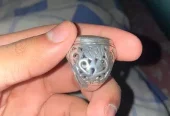 Sulemani Aqeeq with Silver Ring (Iran Imported)