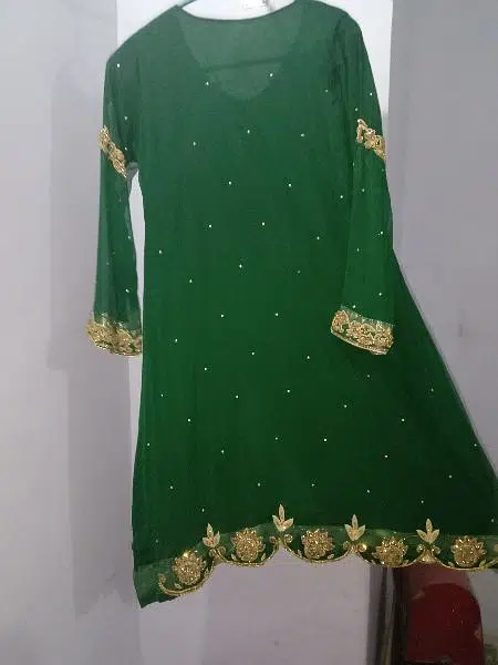 peplum frog. party wear.