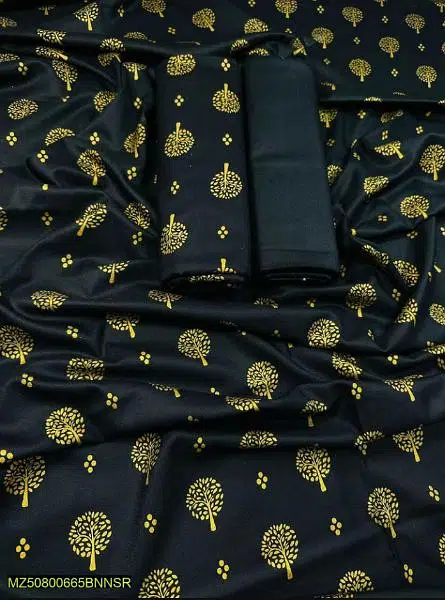 2 PCs Woman’s unstitched dhanak printed suit