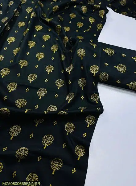 2 PCs Woman’s unstitched dhanak printed suit