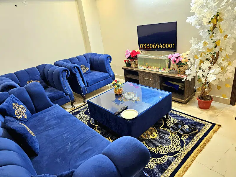 Perday and short stay 1 bed apartment available on rent