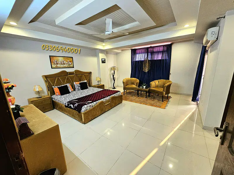 Perday and short stay 1 bed apartment available on rent