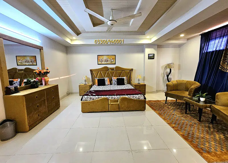 Perday and short stay 1 bed apartment available on rent