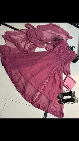 mirror embroidy maxi