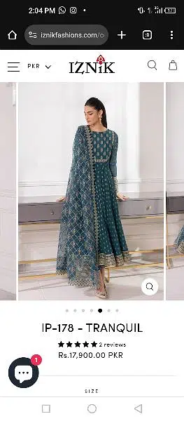 frock with beautiful net dupatta,3 piece