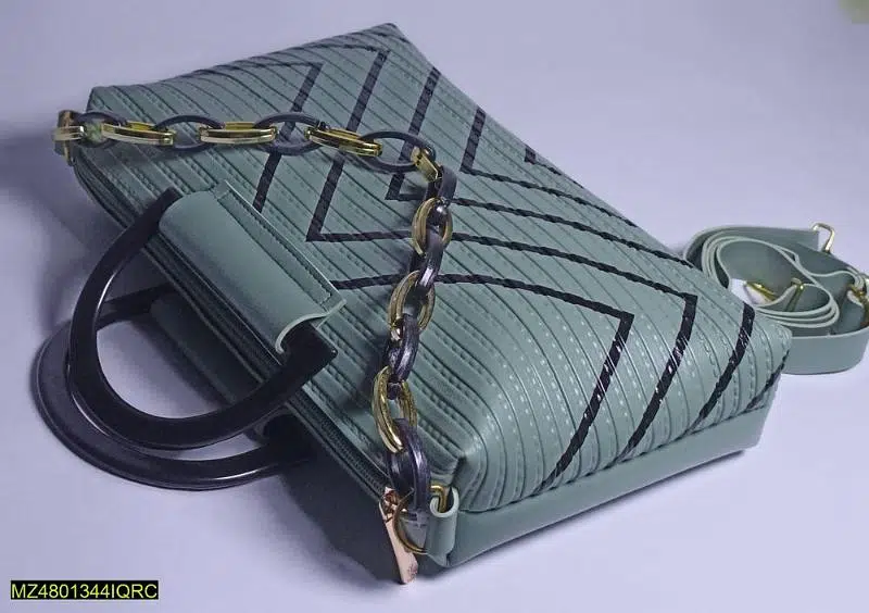 woman zig zag handbags