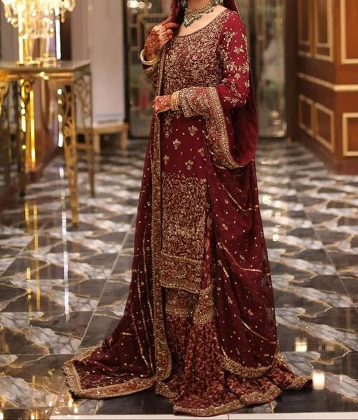 Beautiful maroon farshi lehnga
