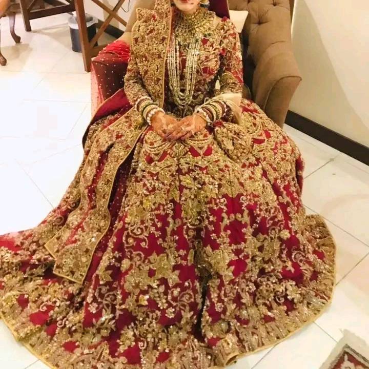 Erum khan Bridal dress