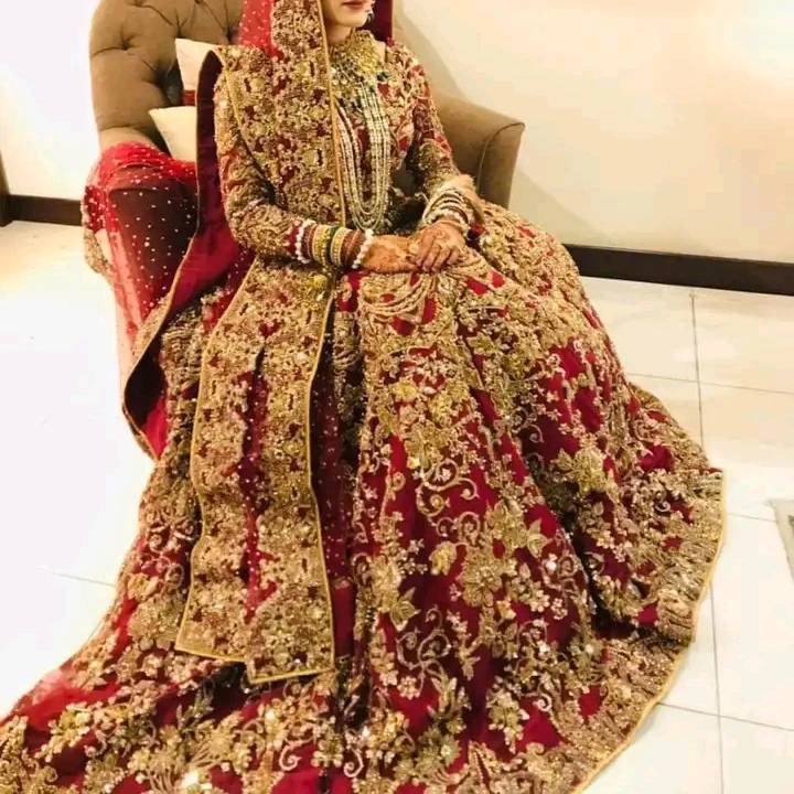Erum khan Bridal dress
