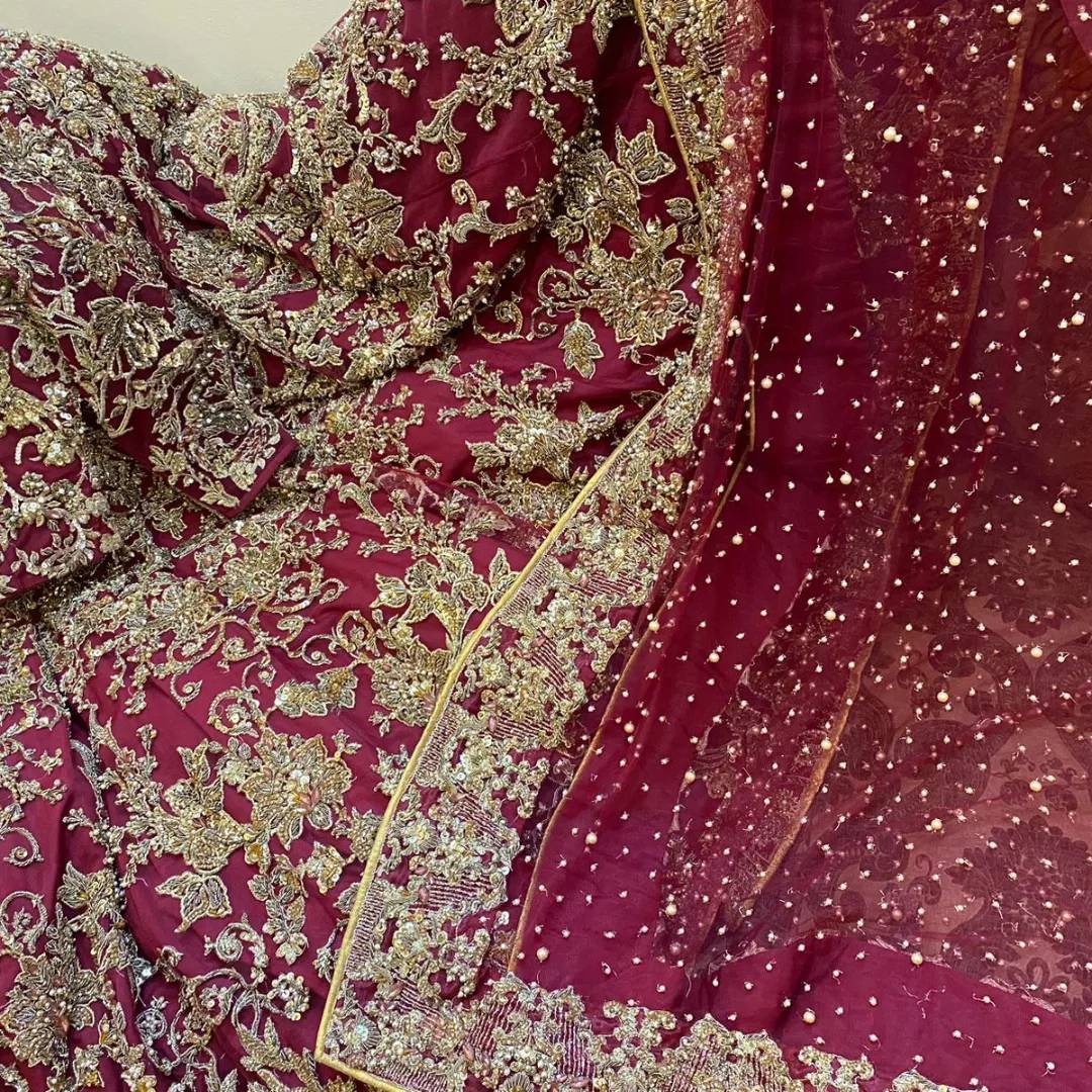 Erum khan Bridal dress