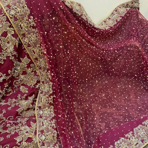Erum khan Bridal dress