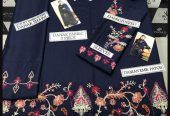 3 pec woman unstiched dhanak embroidery suit