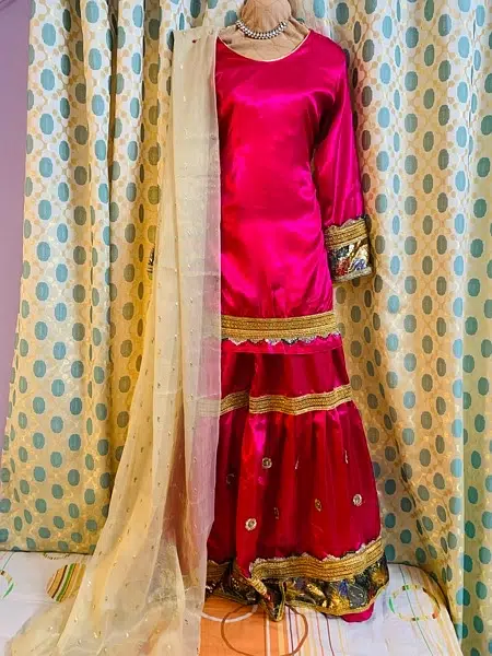 ladies Sharara trending wedding Suits