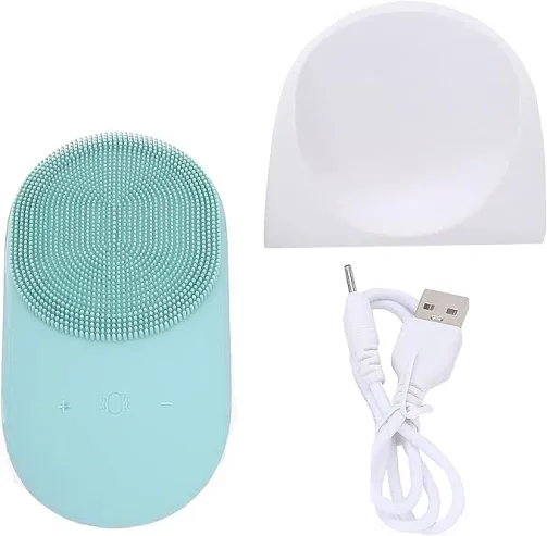 Electric Facial Cleansing Brush, Silicone Facial Brush 221