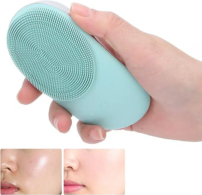 Electric Facial Cleansing Brush, Silicone Facial Brush 221