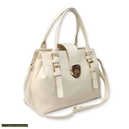 Stylish tote Bag with top handle and long starp