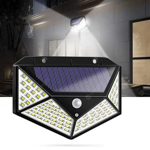 Solar garden motion sensor light