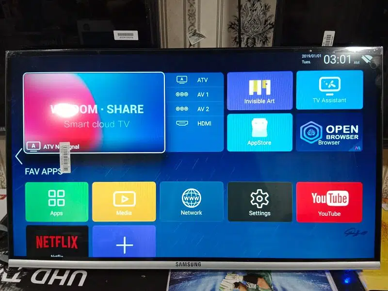 43″ inch Led tv • All media ports • 2 usb • 2 hdmi • pc input • Audio