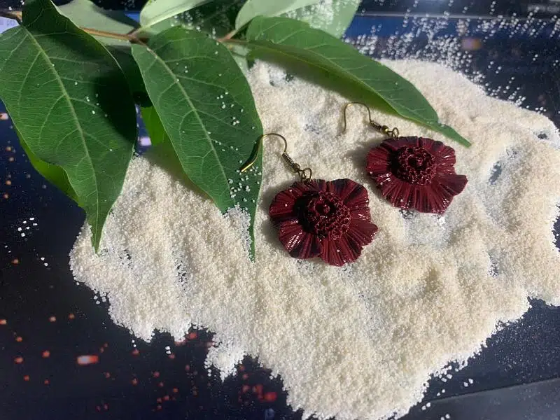 hand made earrings also can be made on order