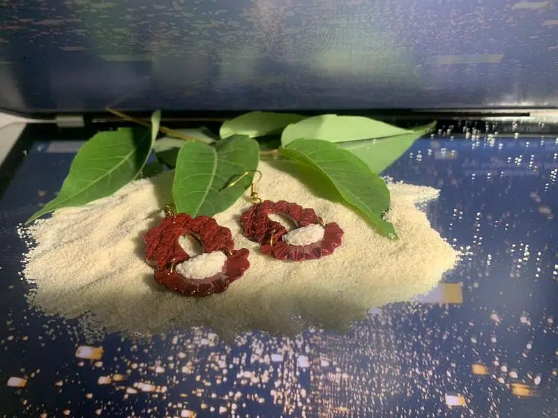 hand made earrings also can be made on order