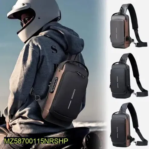 Anti Theft Crossbody Chest Backpack