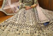 bridal dress with unique color