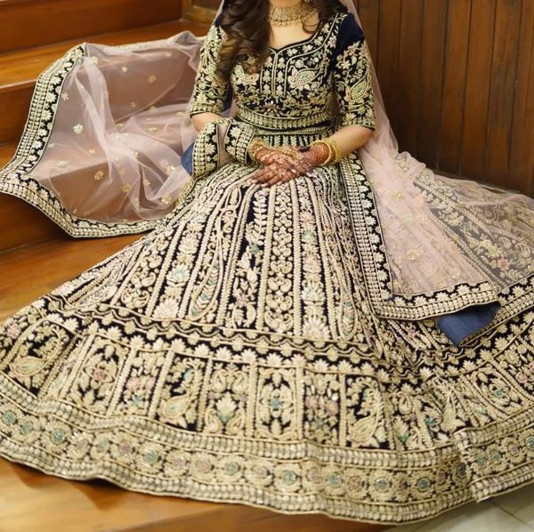 bridal dress with unique color