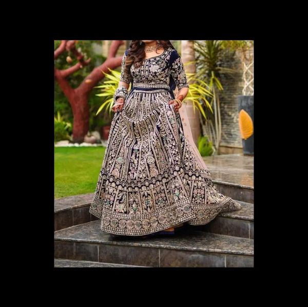 bridal dress with unique color