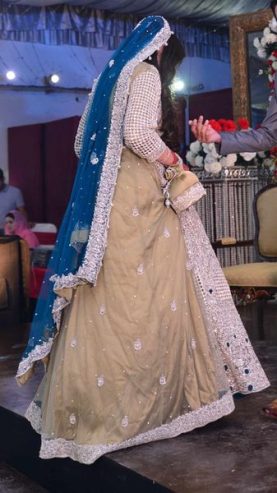 Walima dress for bride in reasonable price