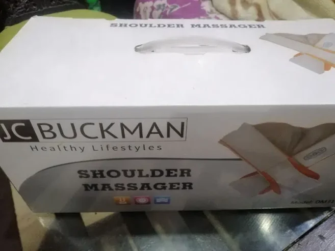 Buckman shoulder massager brand new model Om31, back pain releaf