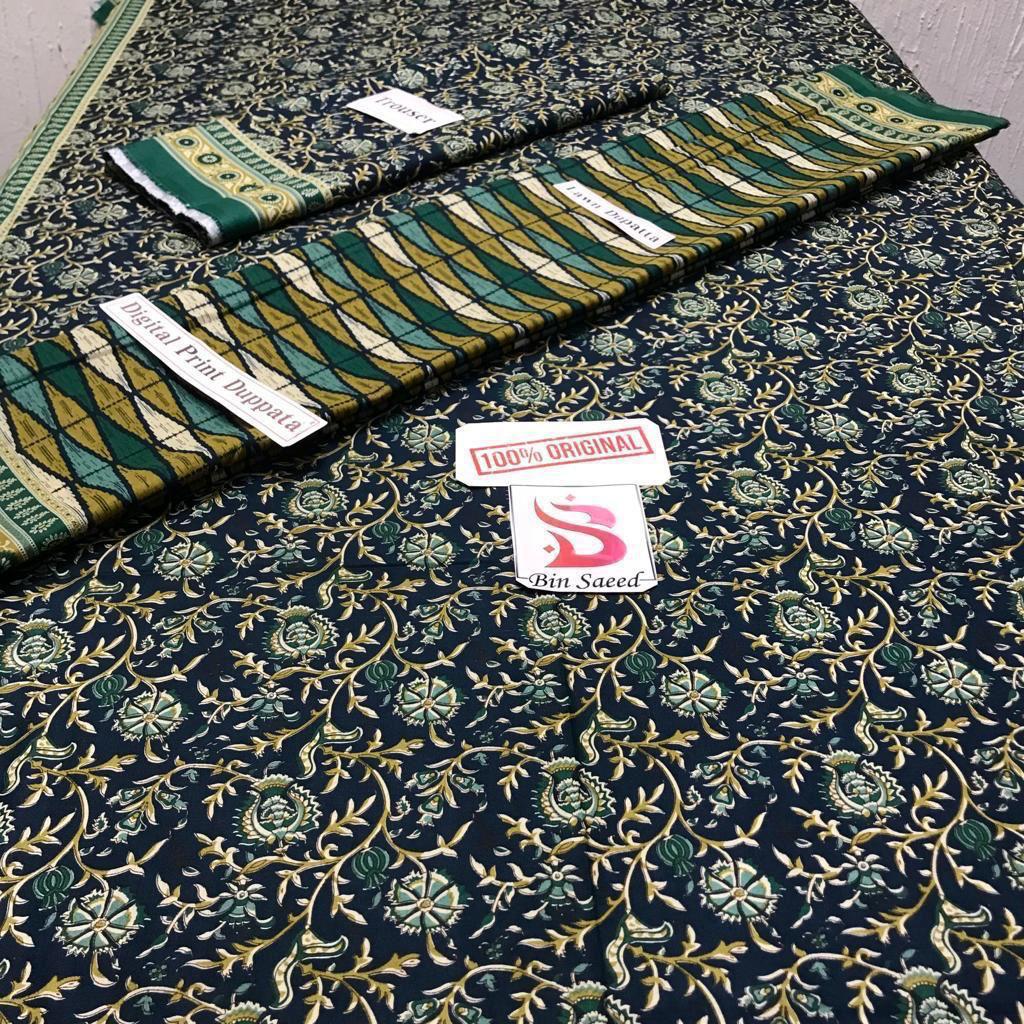 Bin saeed lawn collection