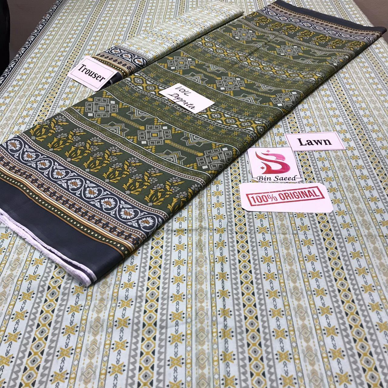 Bin saeed lawn collection