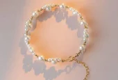 1 pc resin plated peral bracelets