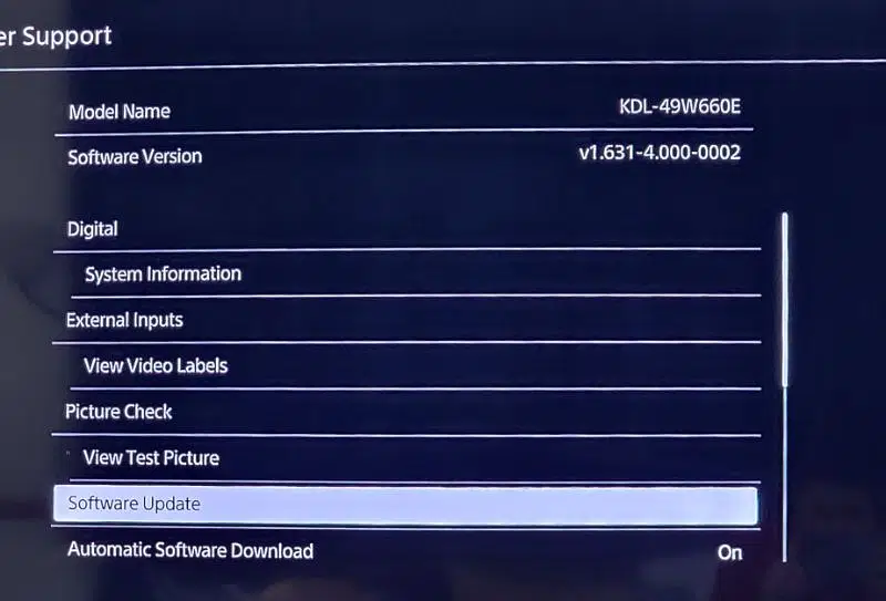 Sony LED TV FHD Smart 49 inch