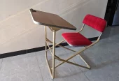 Foldable study table with chair