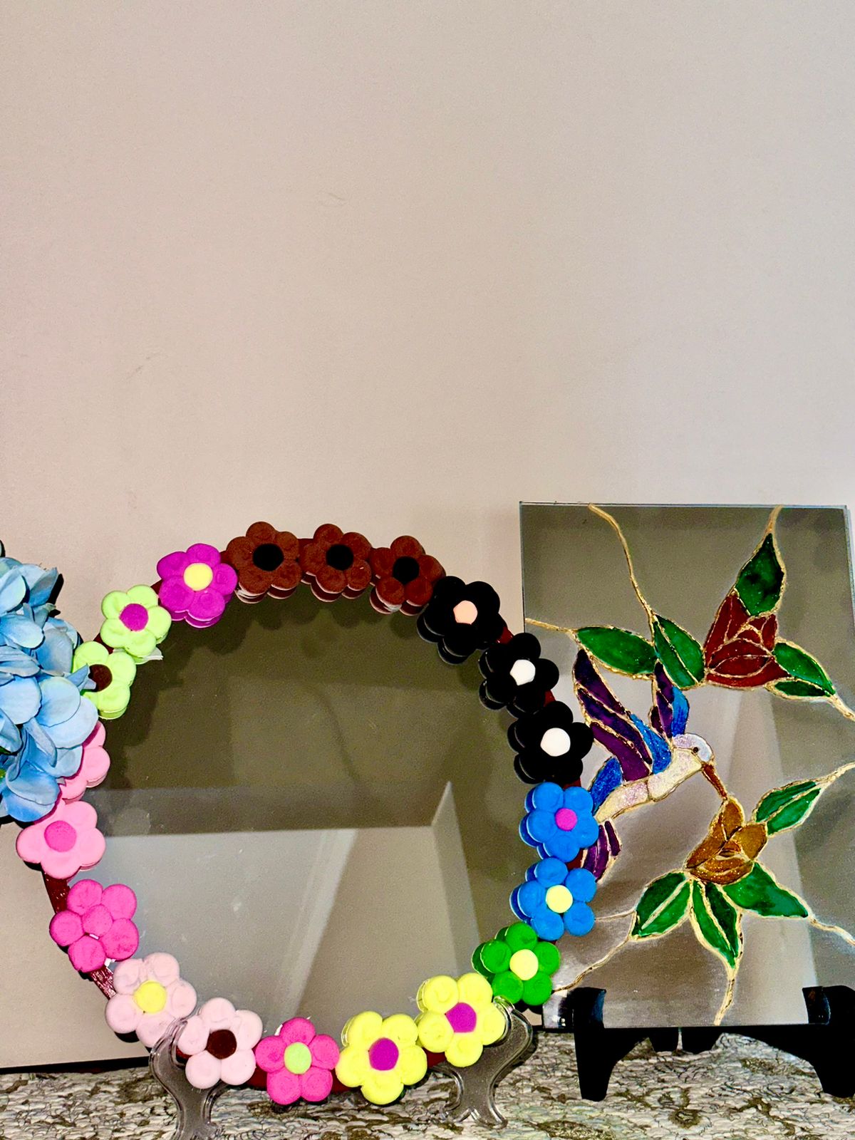 Asthetic clay mirror