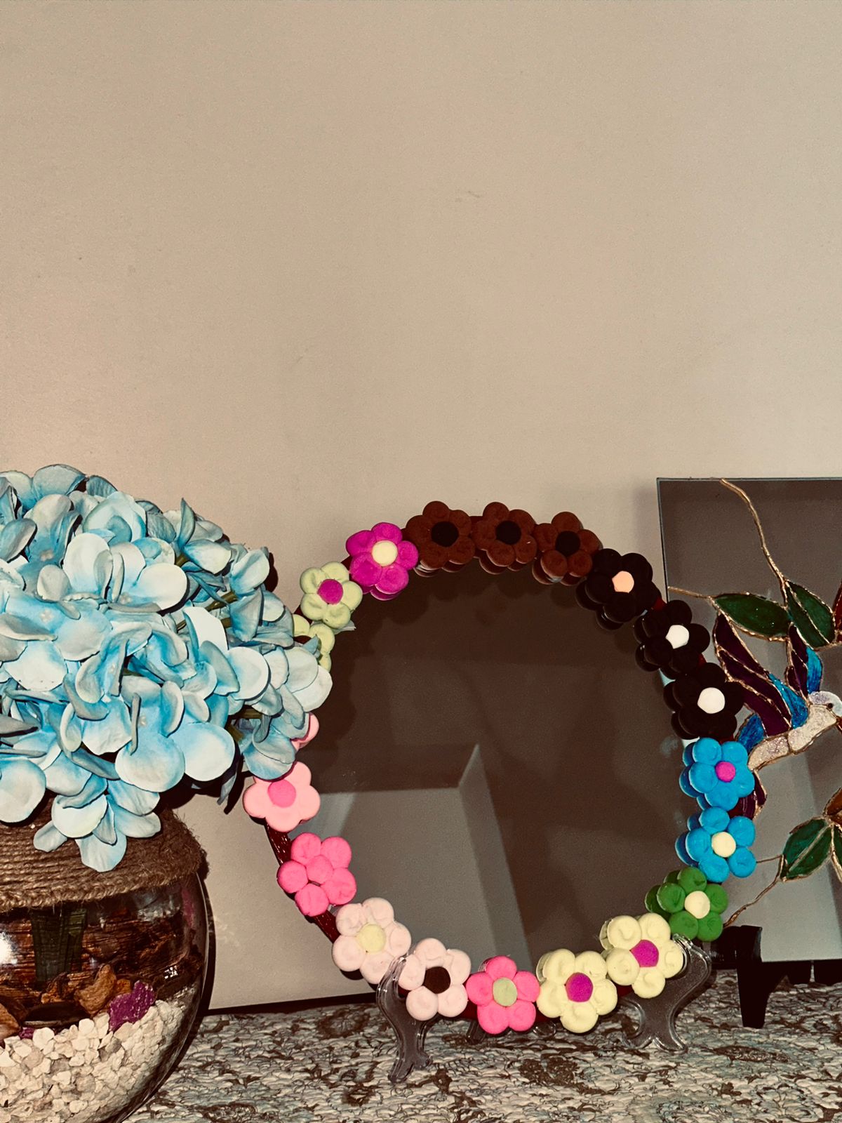 Asthetic clay mirror