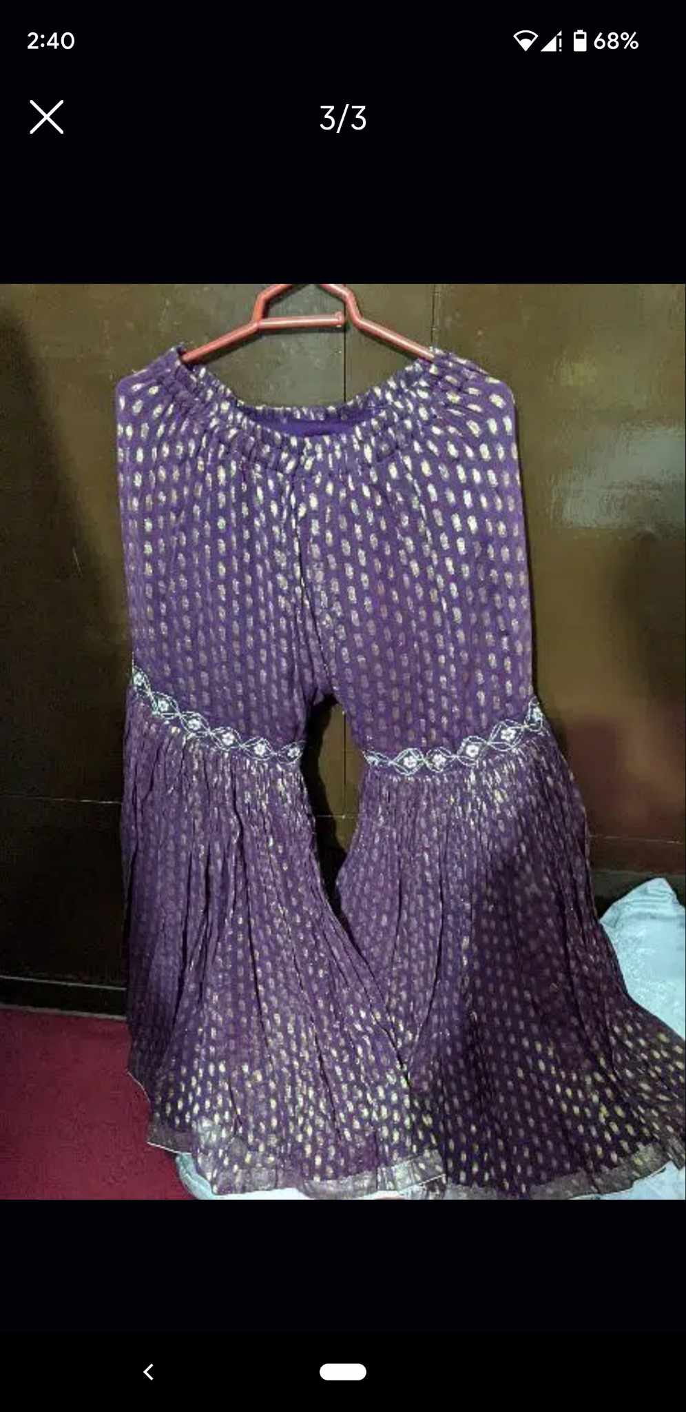 3 piece readymade gharara suit