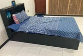 single bed black color with 3 drawers