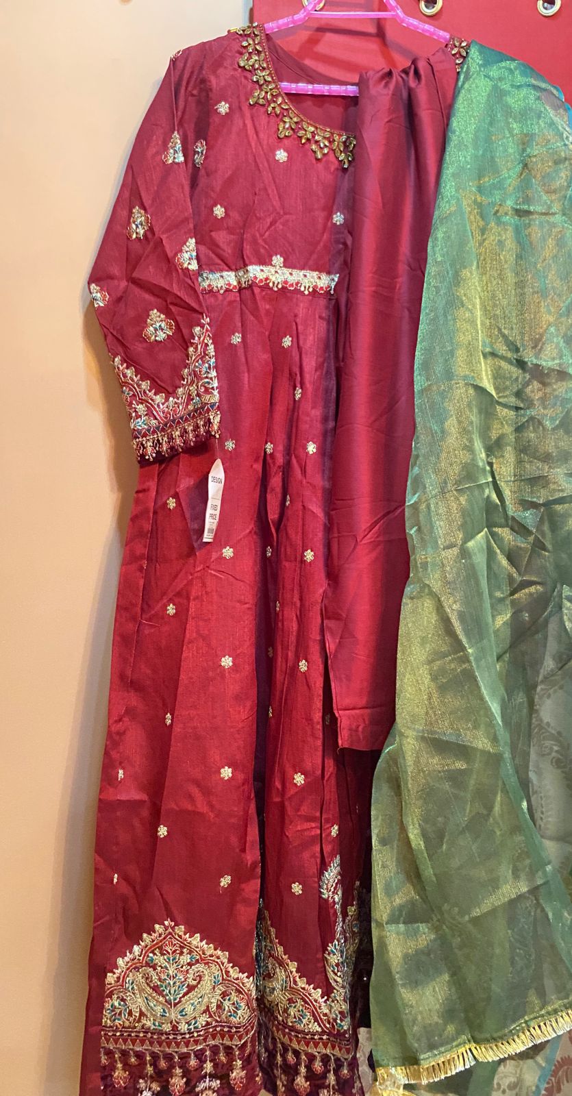 3 piece stitched dress