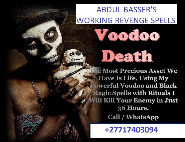 How to Cast a Revenge Death Spell That Works+27717403094