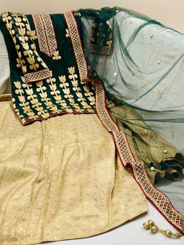 Beautiful Gota Mehendi dress